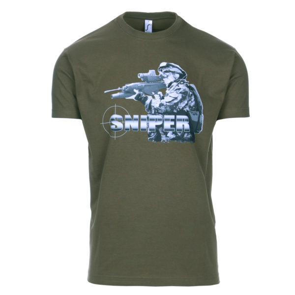 t-shirt u.s. sniper 101inc oliva